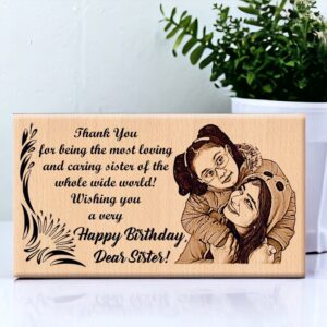 Birthday gift box with custom name candle and chocolates