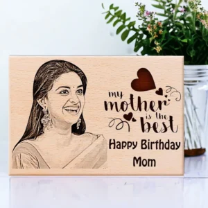 Customized Photo Frame For Motheras Birthday 4×7 inchs wood