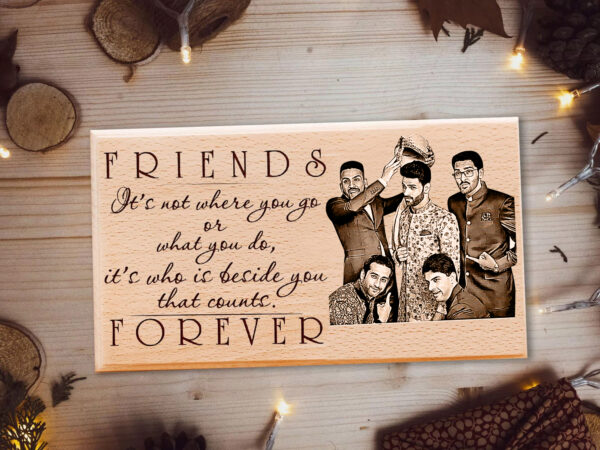 Custom Engraved Photo on Wood