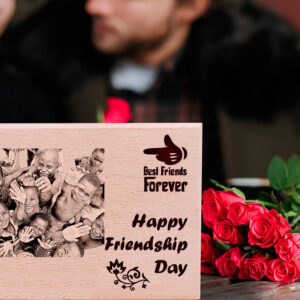 Personalized Wooden Frame Gifts for Best Friend 4×5 inchs wood