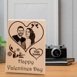 Valentine?s Day Personalized Engraved Plaque Love Gifts for Girlfriend (5×4 inches)