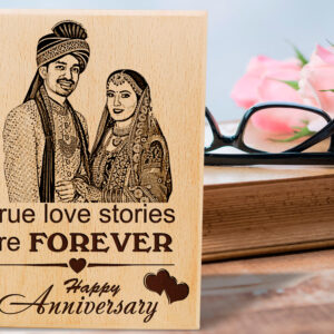 True Love for Couple Special Personalized Photo Plaque ( 7×4-inchs wood )