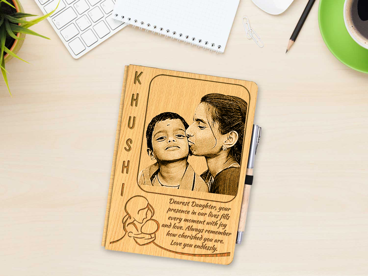 Engraved with Heart, Crafted in Wood