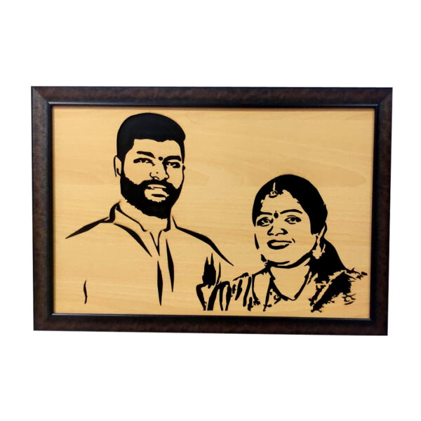 wood portrait frame 24x18 inchs - Image 4