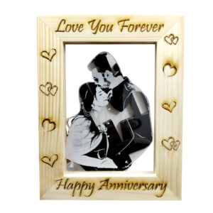 Unique Wooden Personalized LED Frame 6×8 inchs