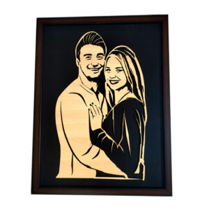 Portrait Frames Wooden Carving  Best Gift For Every Occasions Pf3